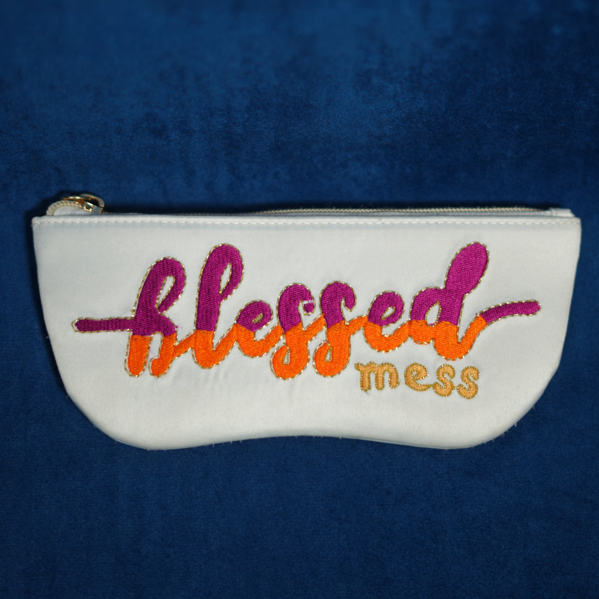 Blessed Mess Pouch (White)
