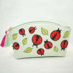 Ladybird Garden Handcrafted Pouch