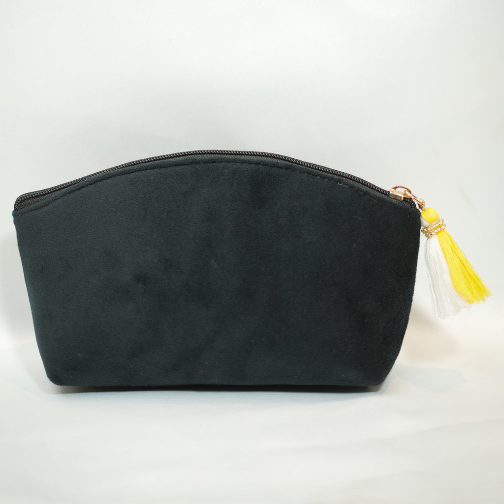 Midnight Ladybug Embroidered Pouch