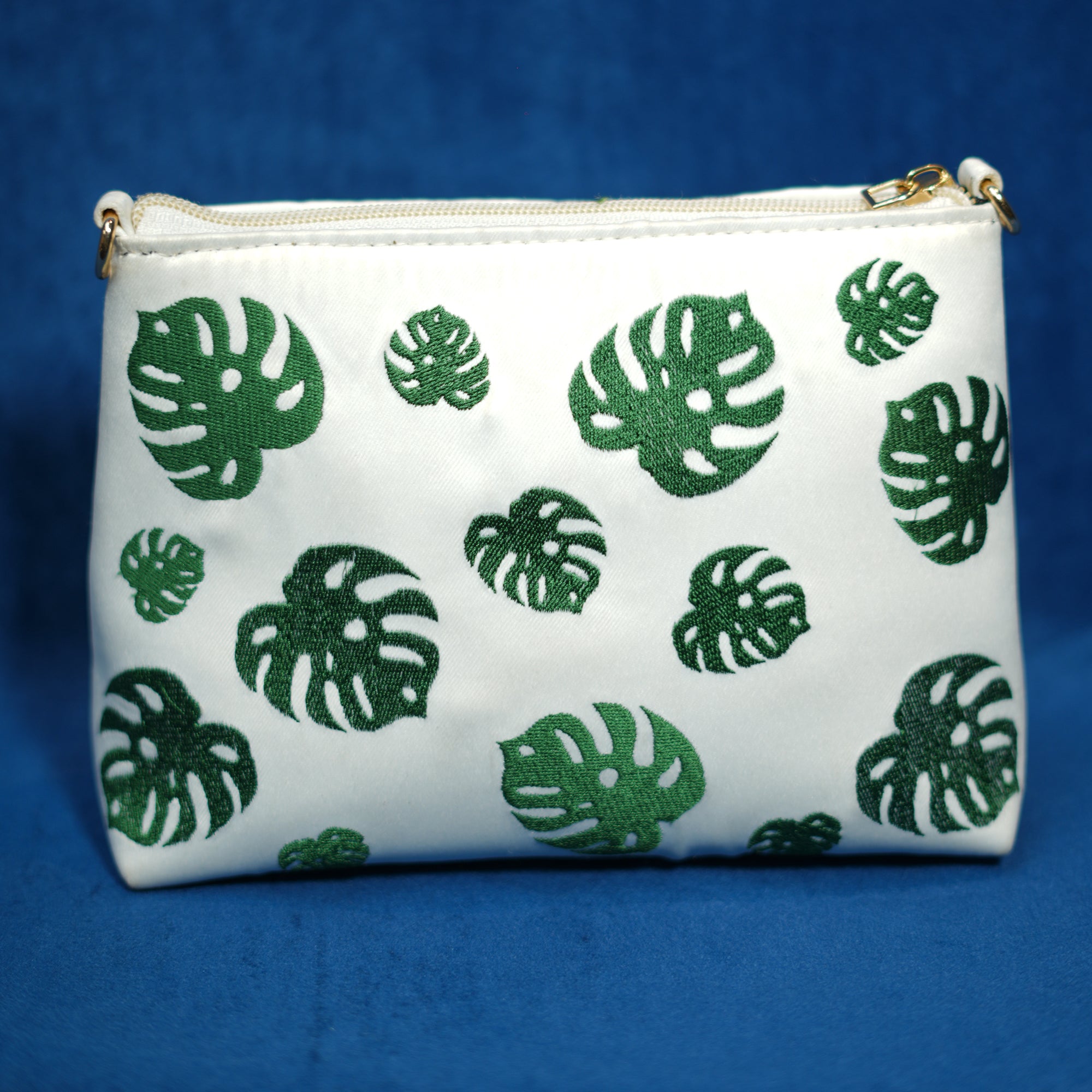 Ankita Leaf Embroidered Pouch
