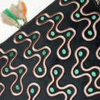 Black Abstract Laptop Bag
