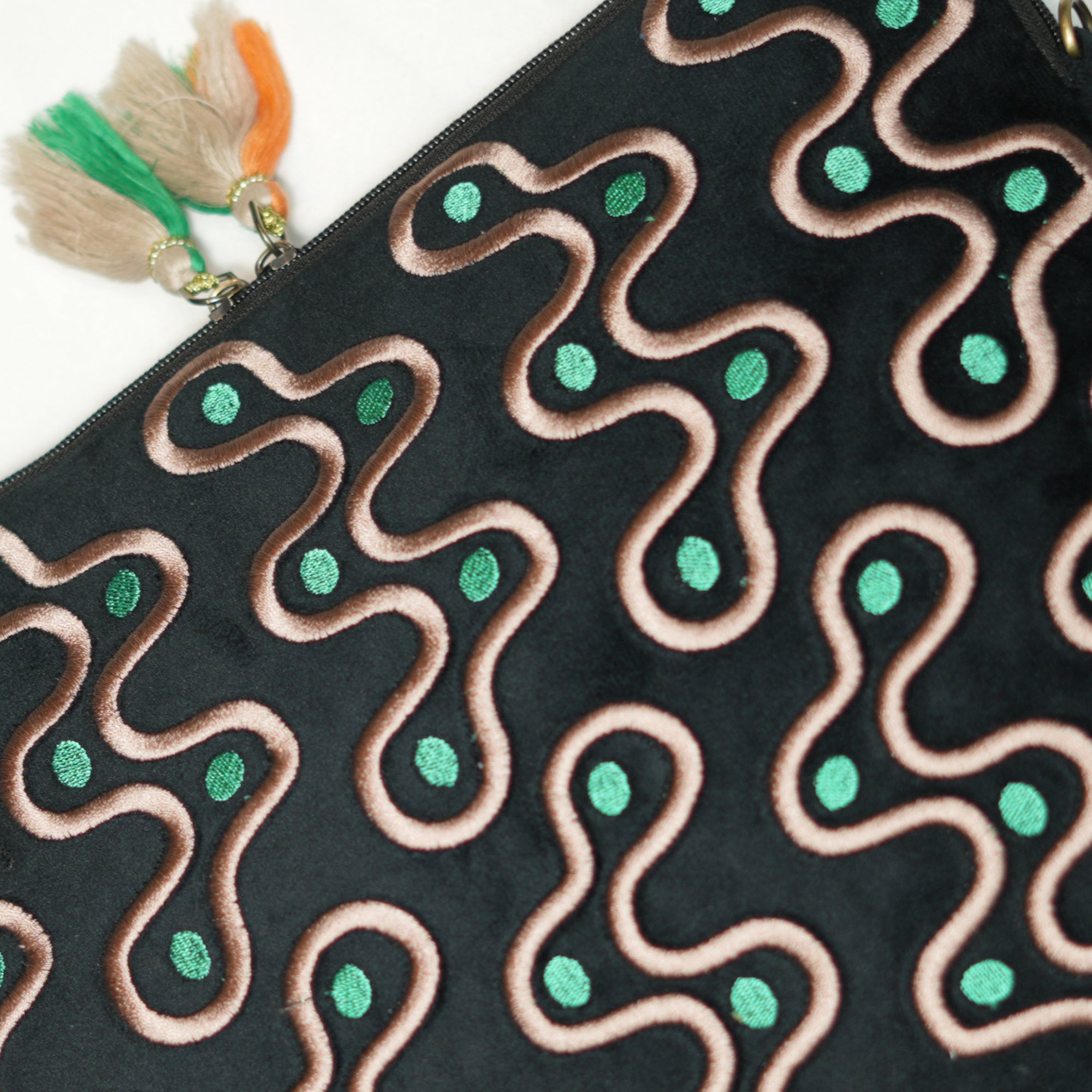 Black Abstract Laptop Bag