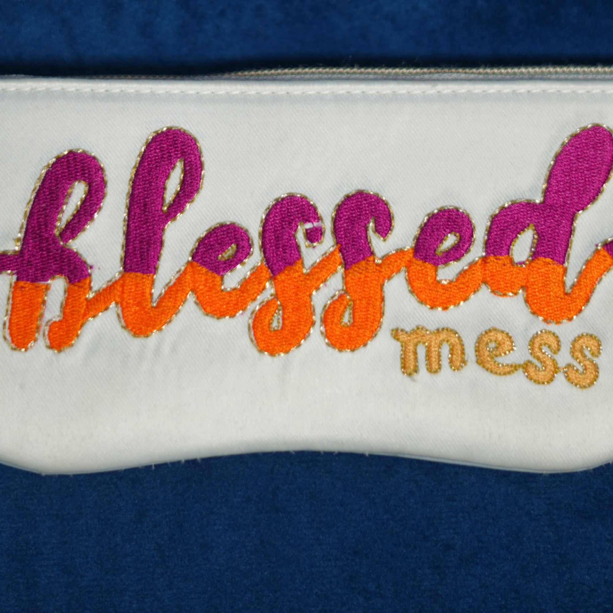 Blessed Mess Pouch (White)