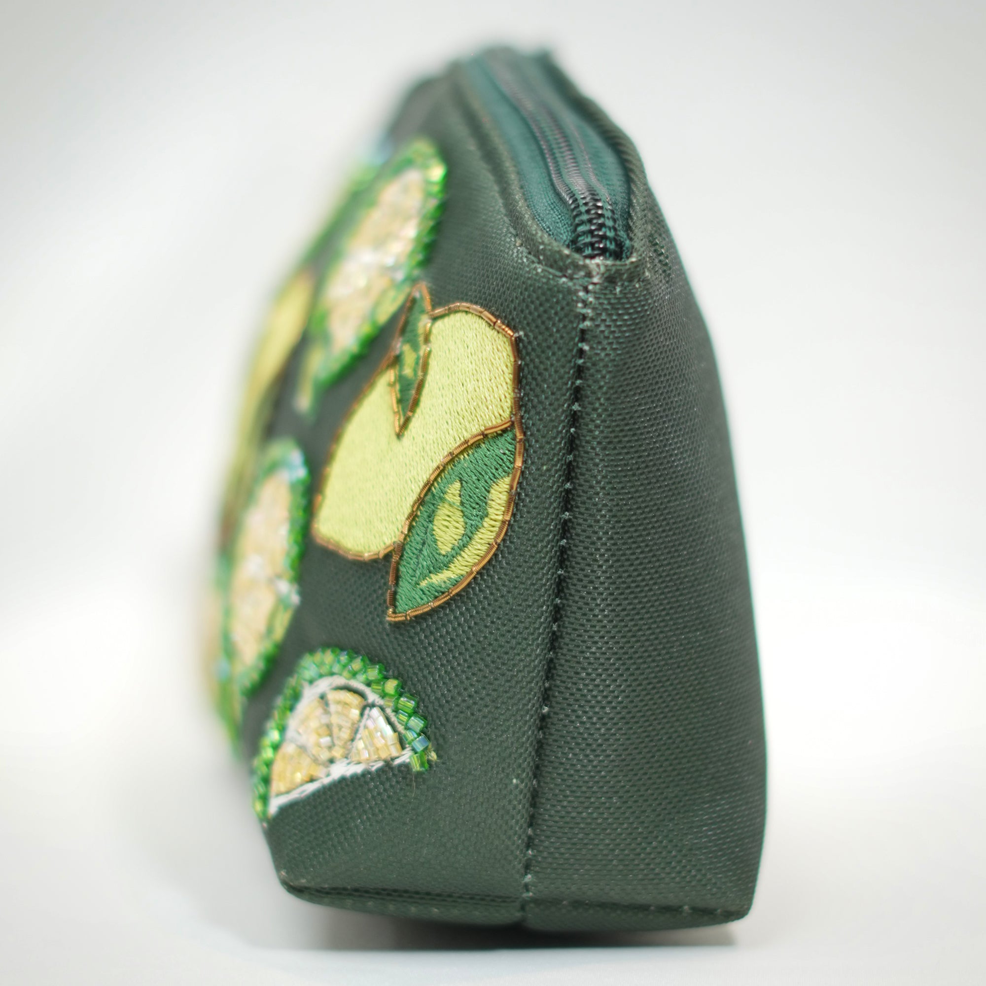 Citrus Garden Embroidered Pouch