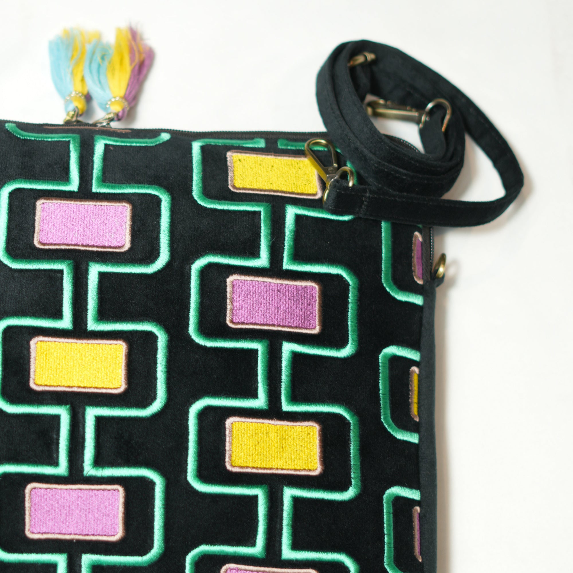 Geometric Pattern Laptop Bag