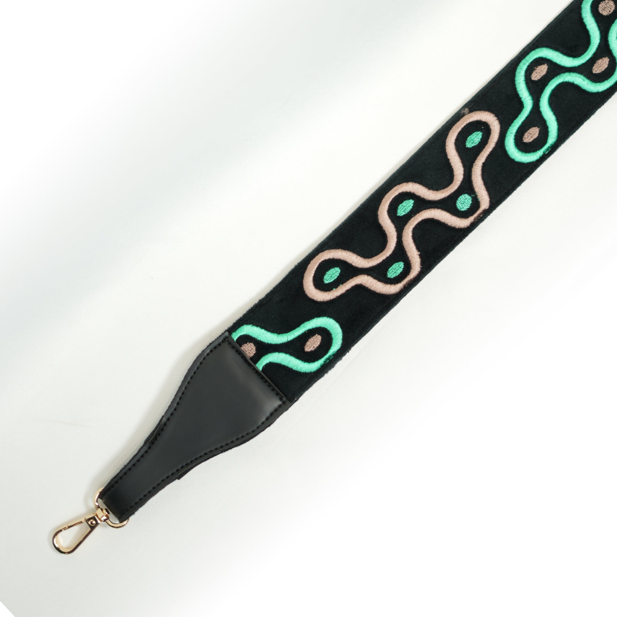 Serpentine Thread Art Belt