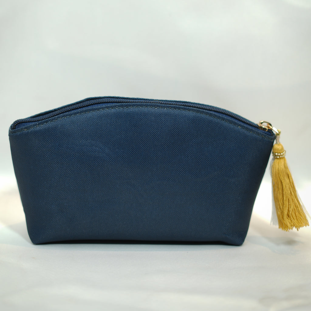 Daisy Bloom Embroidered Pouch