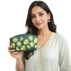 Citrus Garden Embroidered Pouch